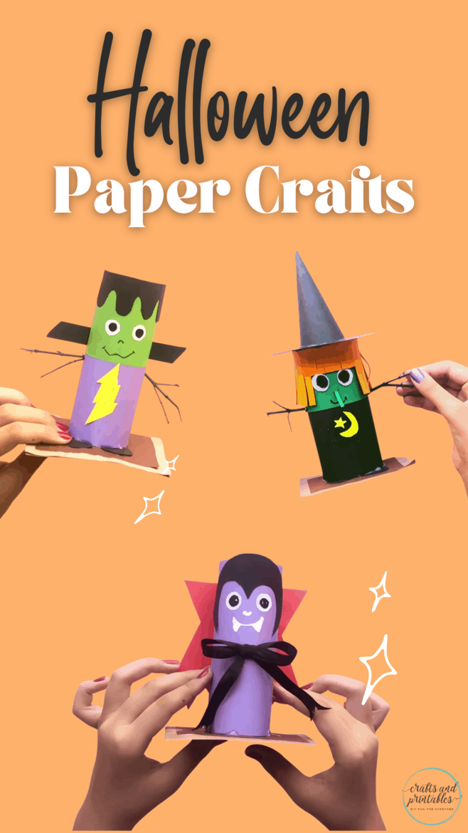 Easy Toilet Paper Roll Crafts for Halloween copy