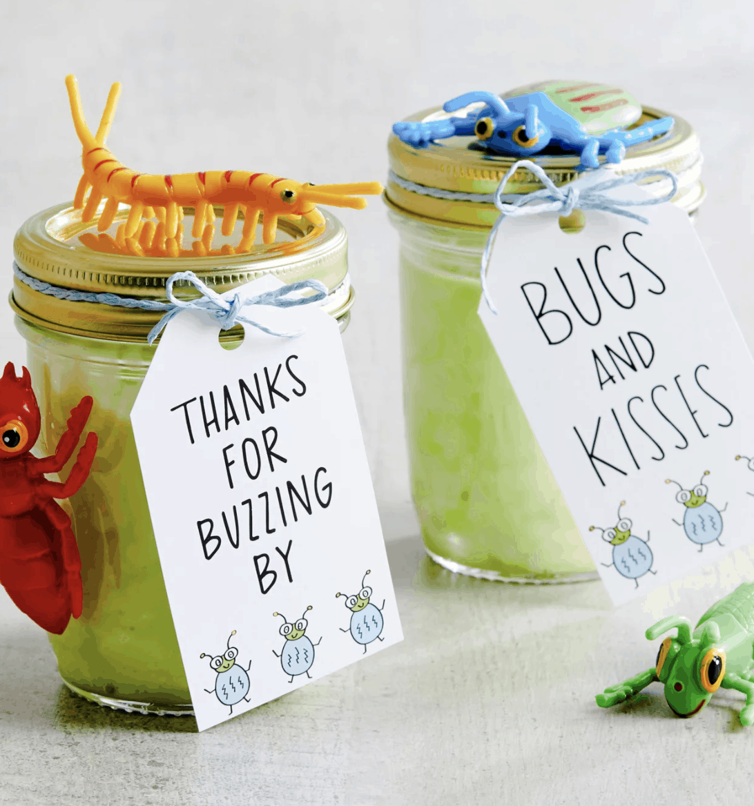 12 Fun Halloween Crafts for Kids Green Slime Favor Jar