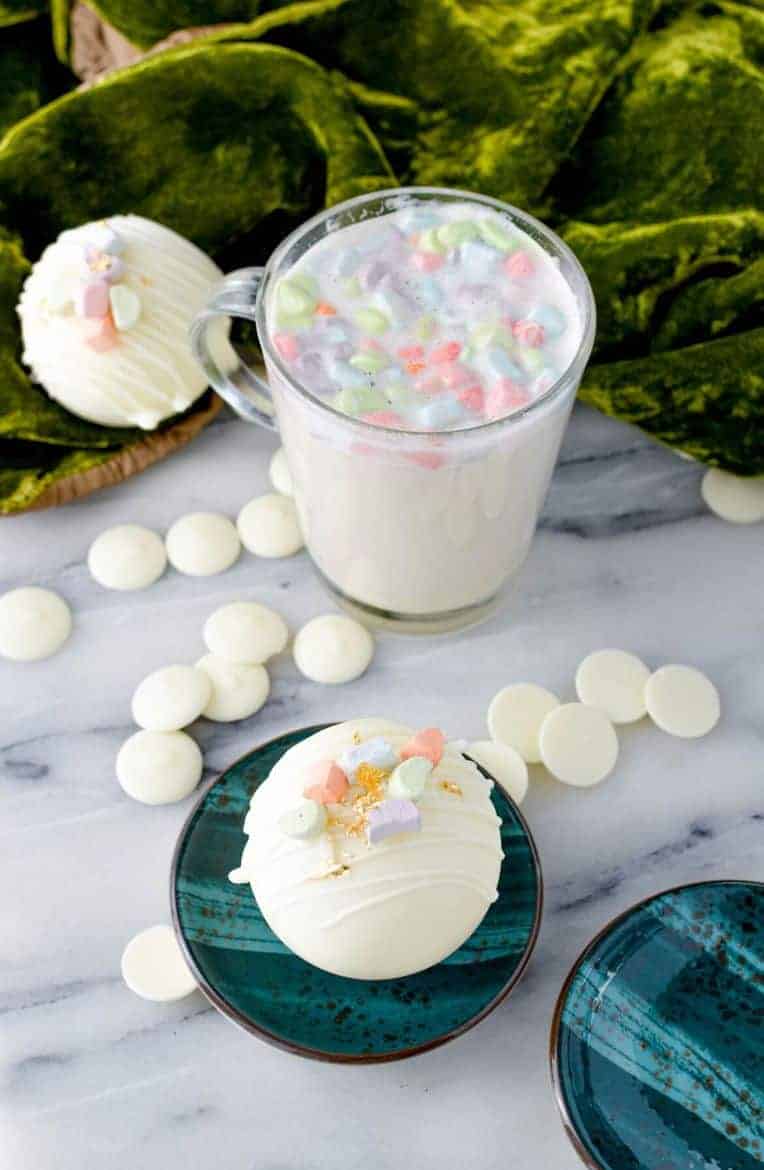 white chocolate bomb