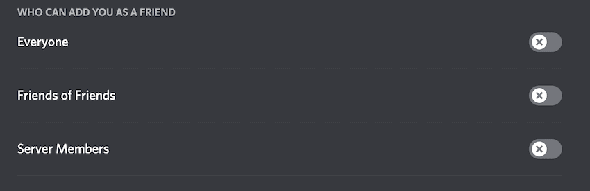 discord who can add you as a friend