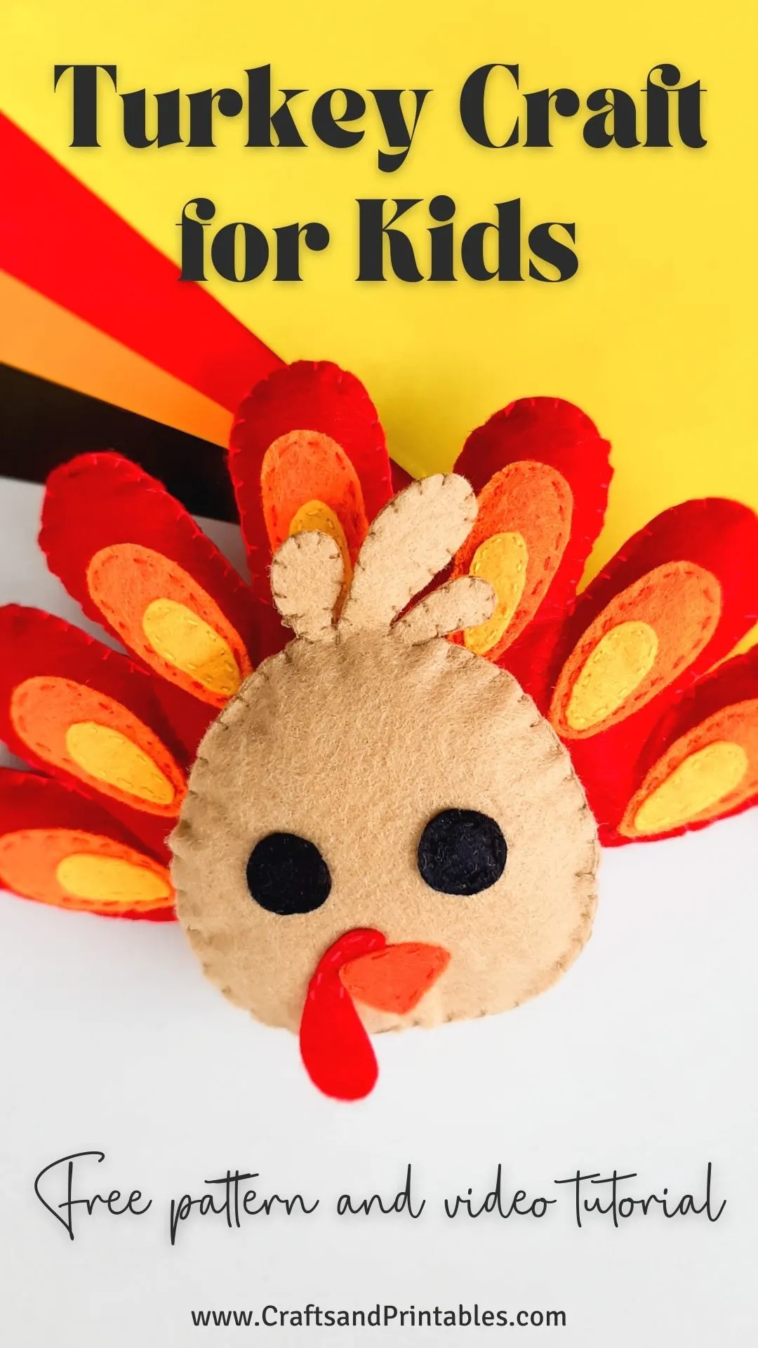 free sewing pattern for kids turkey plushie