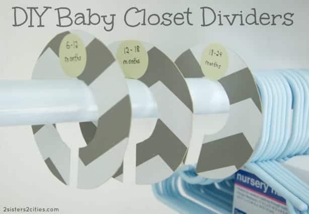 diy baby closet dividers