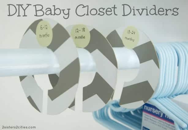 10 Creative DIY Baby Shower Gift Ideas diy baby closet dividers