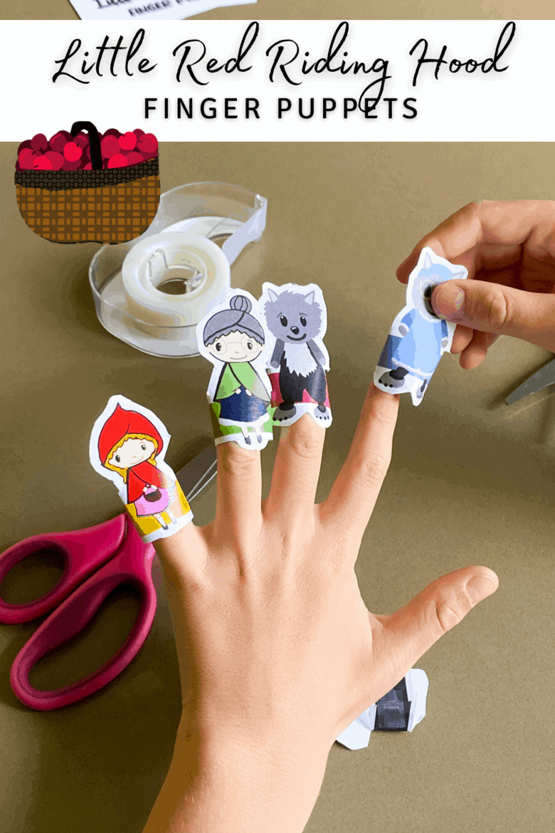 little red riding hood finger puppets