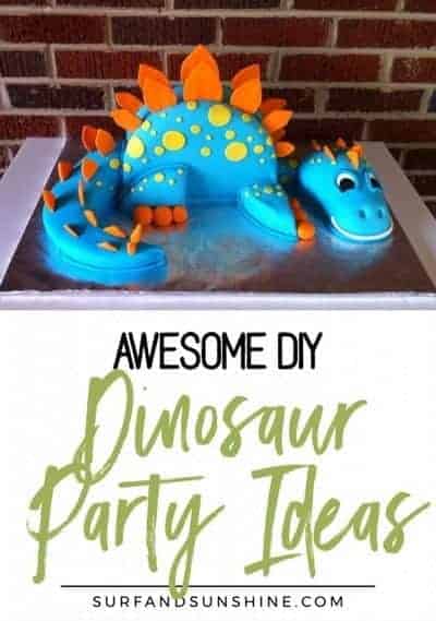 awesome DIY dinosaur party ideas pinterest