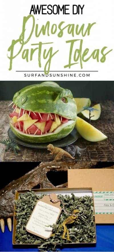 dinosaur party ideas awesome DIY dinosaur party ideas pinterest