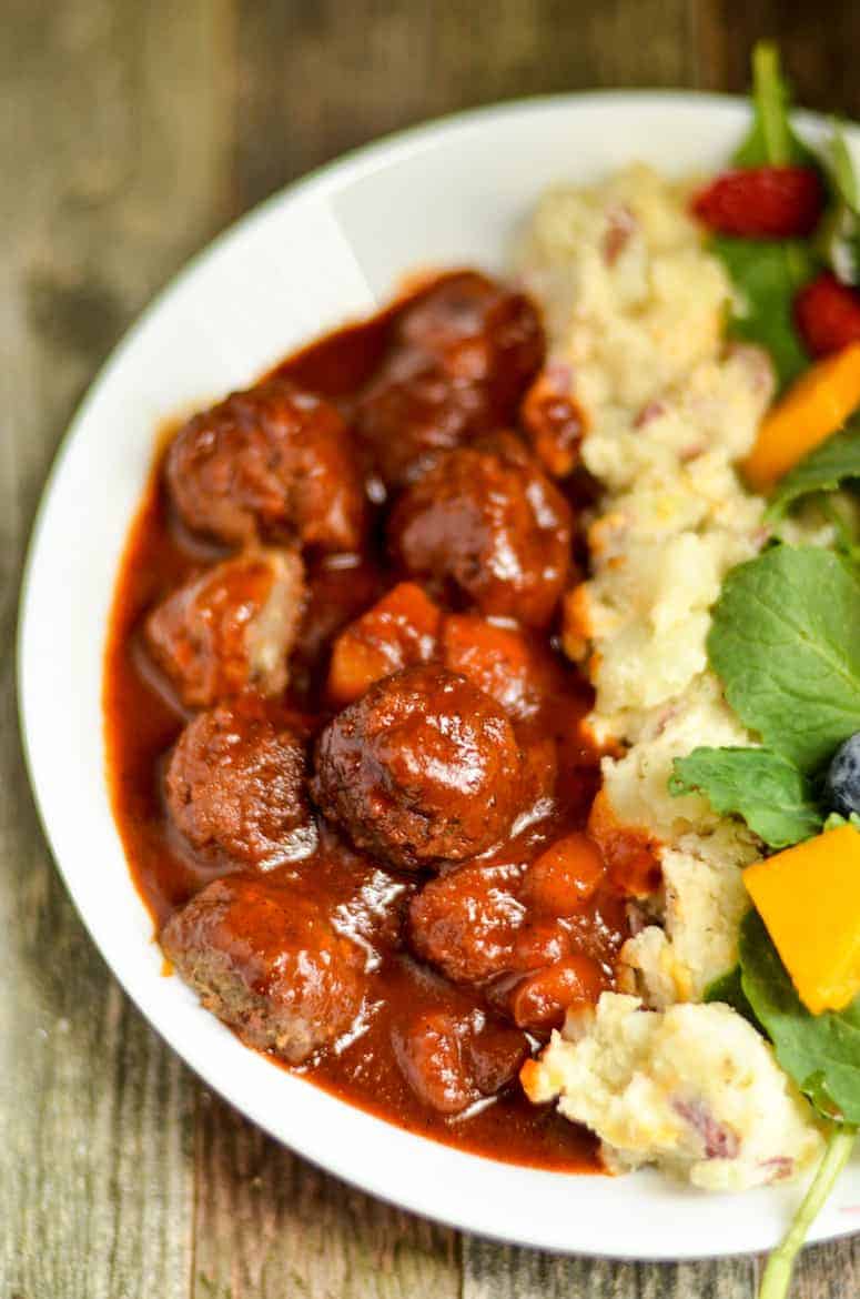 game day chipotle mango meatballs recipe 3