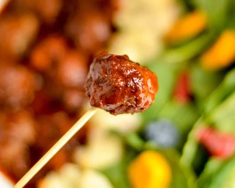 game day chipotle mango meatballs recipe 4