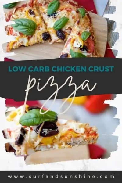 low carb chicken crust pizza recipe