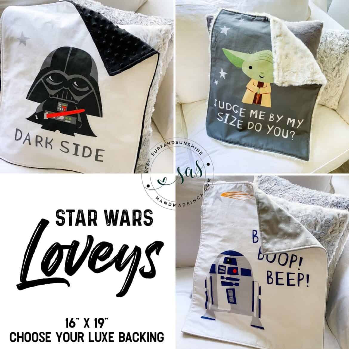 10 Creative DIY Baby Shower Gift Ideas star wars baby lovey cute baby shower gifts