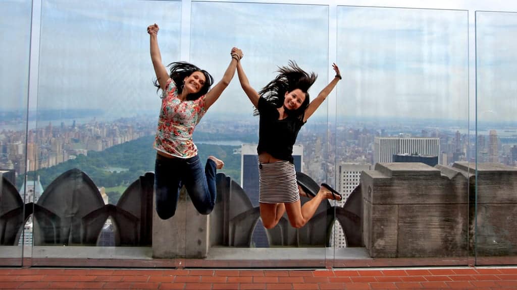 top of the rock jump