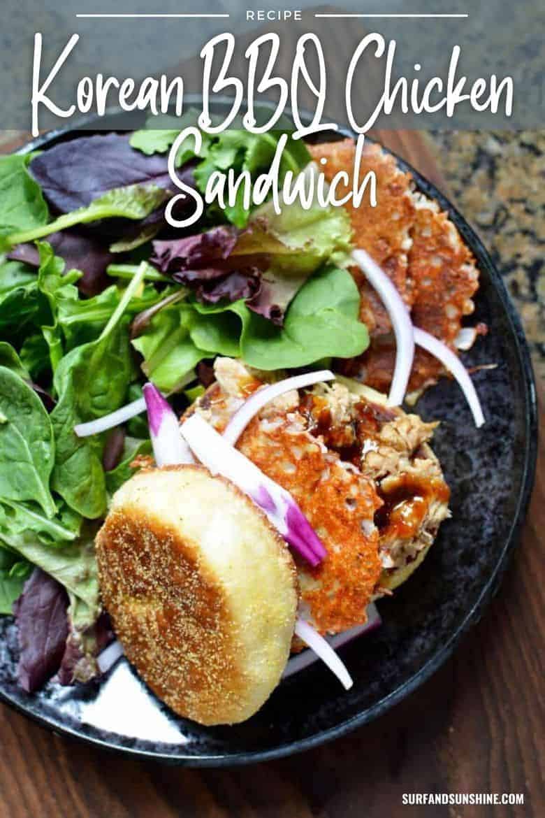 Korean BBQ Sandwich Pulled Chicken Recipe