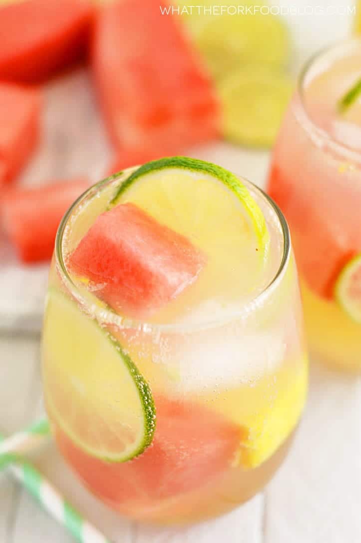 Summer Sangria recipe Watermelon and Pineapple