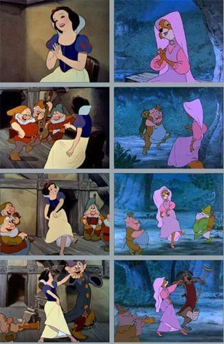disney robin hood and snow white dance same
