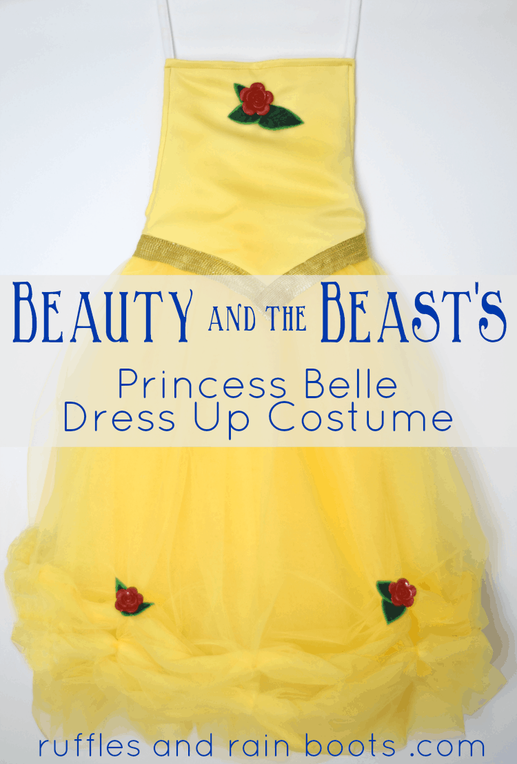 DIY Princess Belle Dress Up costume