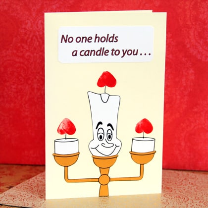 Lumiere's Flickering Hearts Valentine