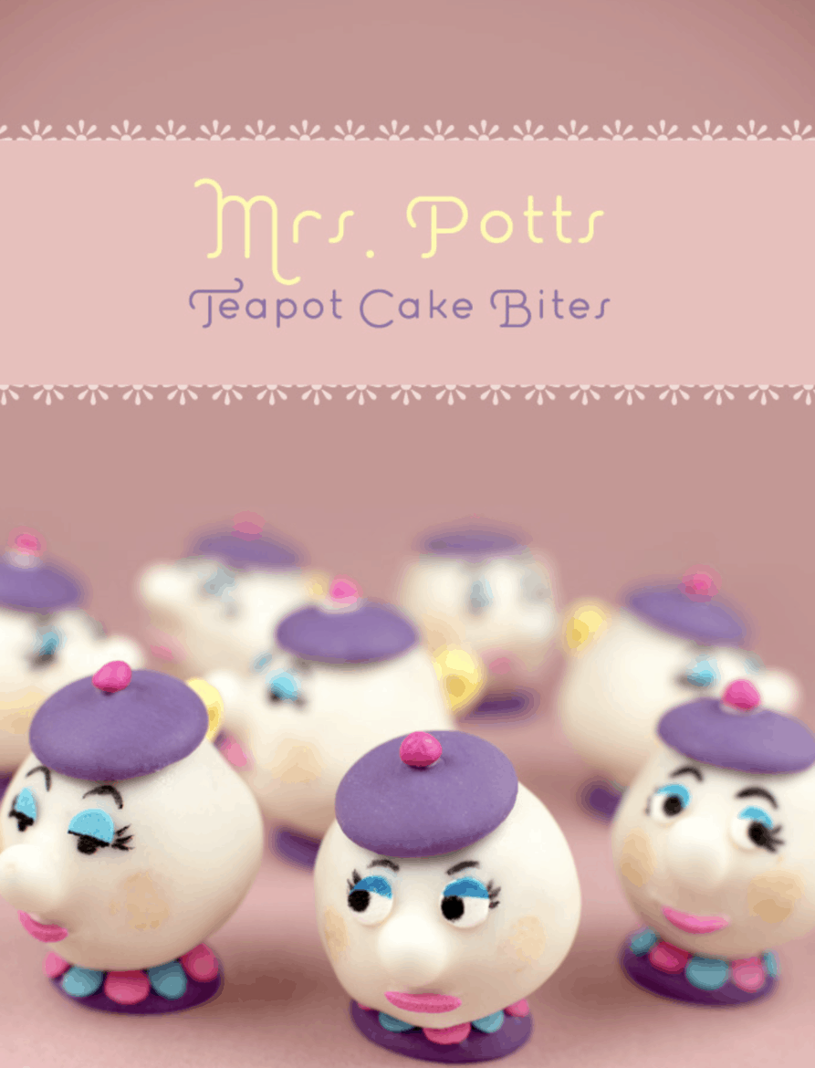 mrs potts cake pops from bakerella