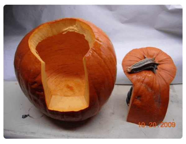 pumpkin carving lid hack