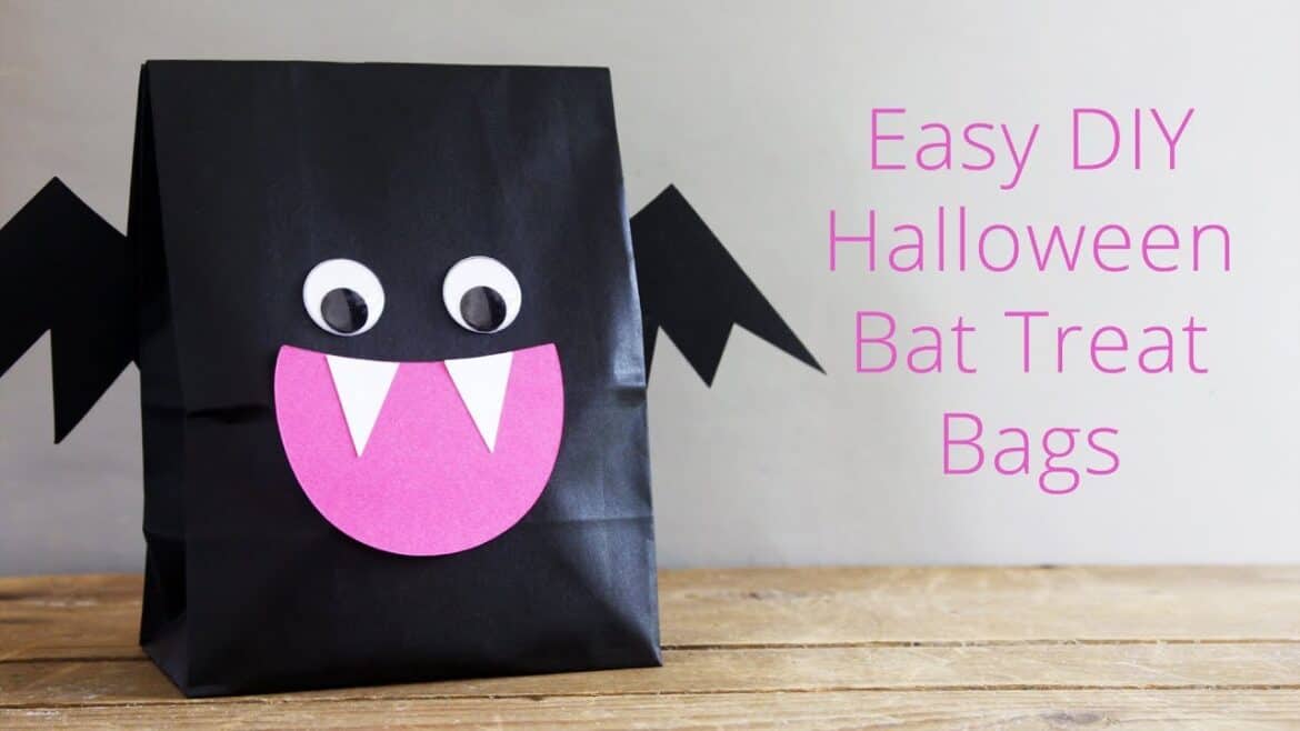 DIY Paper Halloween Treat Bags