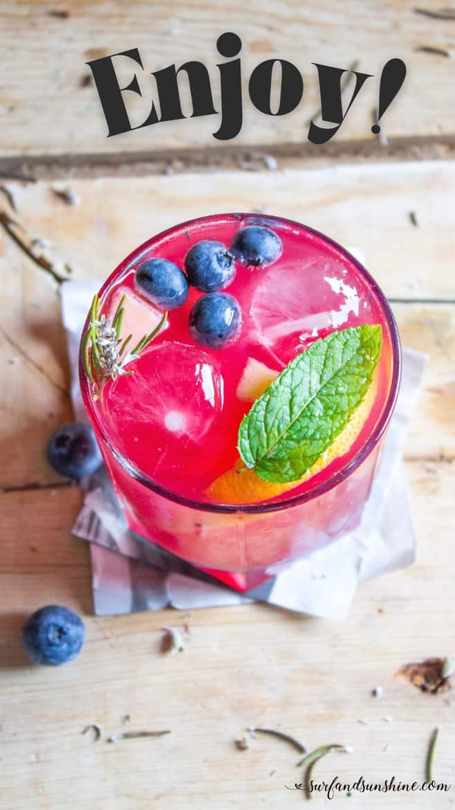 Witches Blood Halloween Drink Cocktail