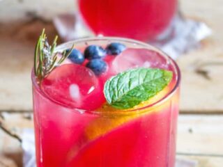 Witches Blood Halloween Cocktail