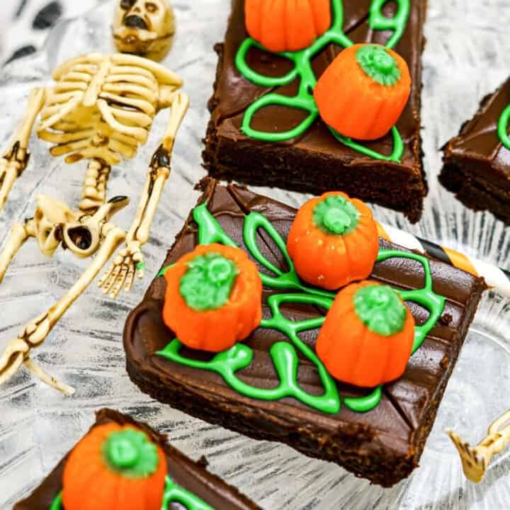 Halloween Brownie Ideas Pumpkin Patch Brownies (2)
