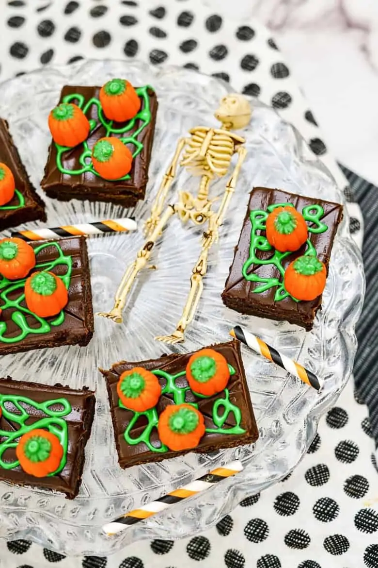 Halloween Brownie Ideas Pumpkin Patch Brownies