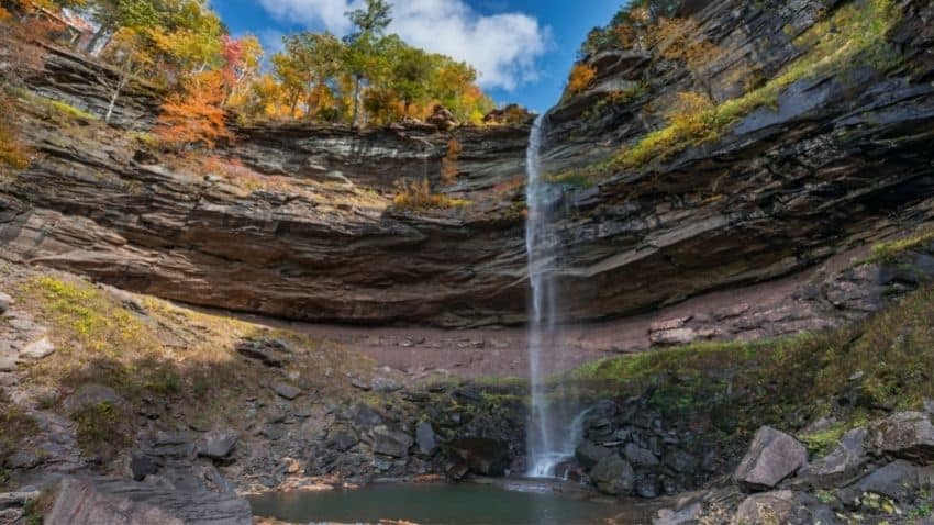 Kaaterskill Falls in the Catskills Mountains of New York