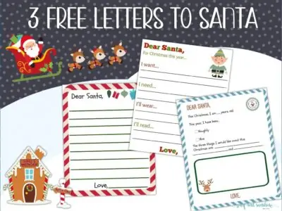 3 free letter to santa printable