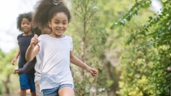 kids playing outside