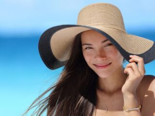 floppy beach hat - - 5 Healthy Summer Skincare Tips