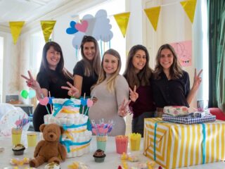 blue and yellow baby shower - - 22 Baby Shower Speech Examples