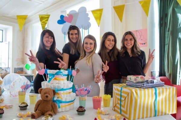 blue and yellow baby shower -  - 22 Baby Shower Speech Examples