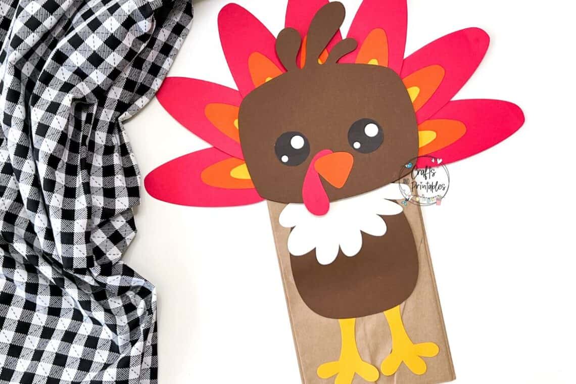 Paper Bag Turkey Craft Final - - Free Paper Bag Turkey Craft for Kids