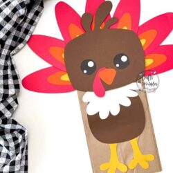 Free Paper Bag Turkey Craft for Kids