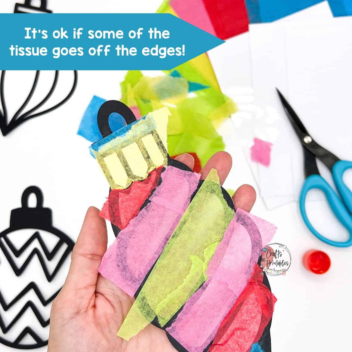 Tissue Paper Suncatcher DIY Craft Kit