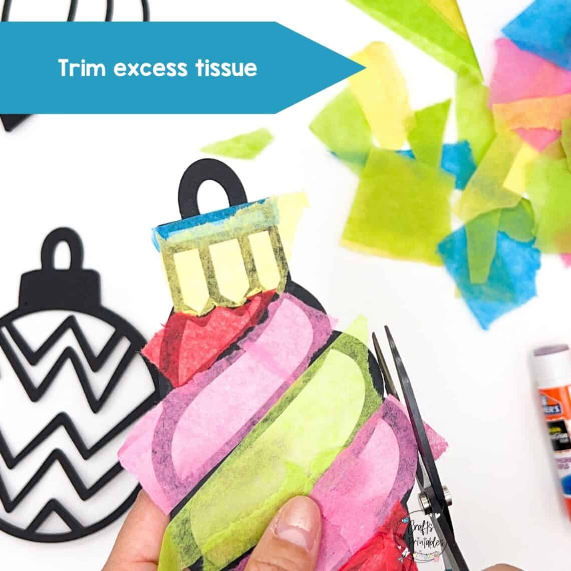 Tissue Paper Suncatcher DIY Craft Kit