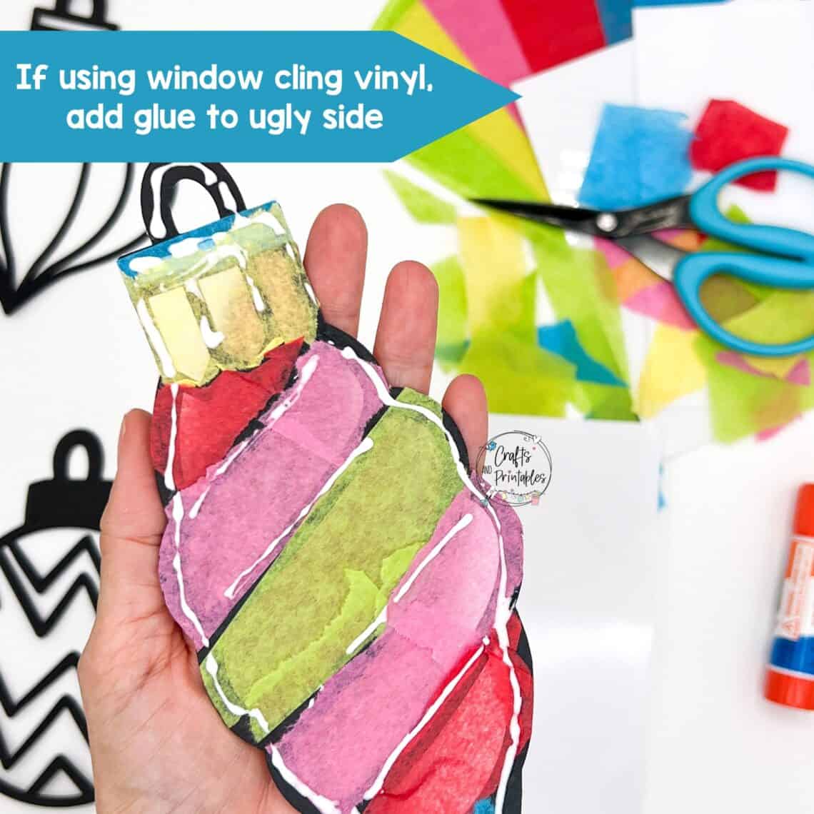 Tissue Paper Suncatcher DIY Craft Kit