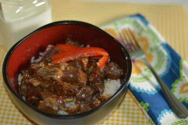 Beef Tips and Rice Recipe 3