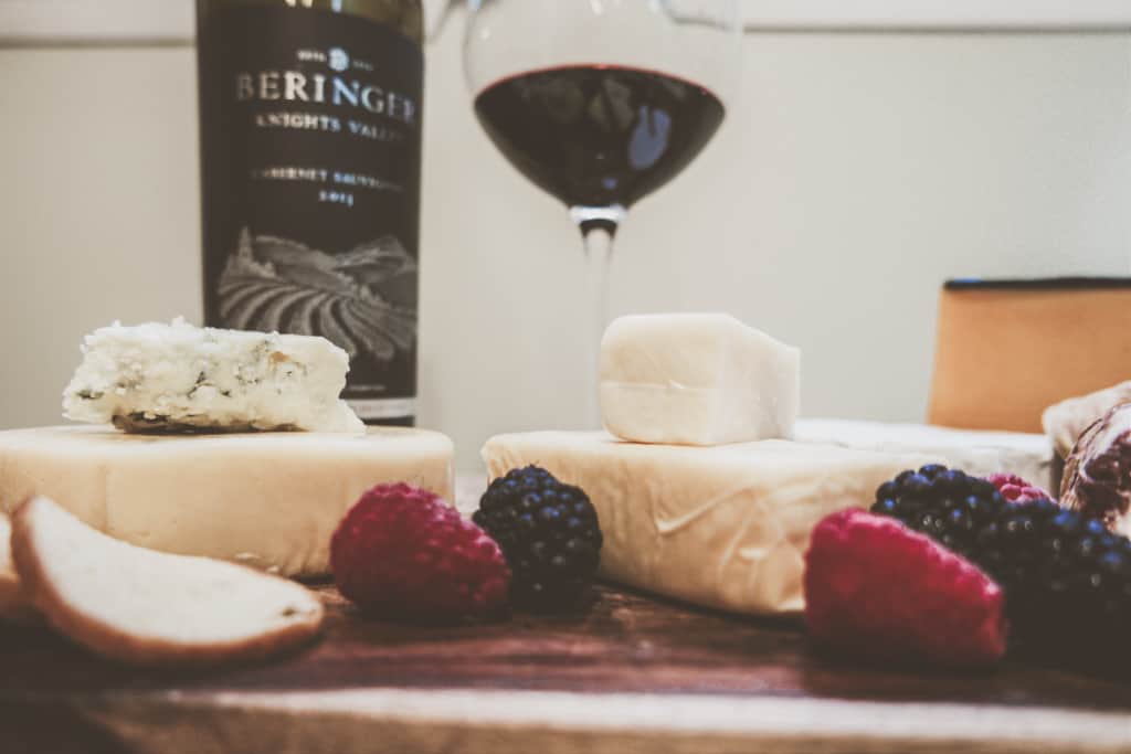 Beringer wine and cheese pairings