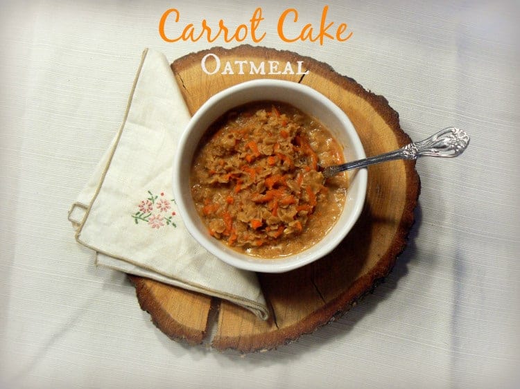 Carrot Cake Oatmeal