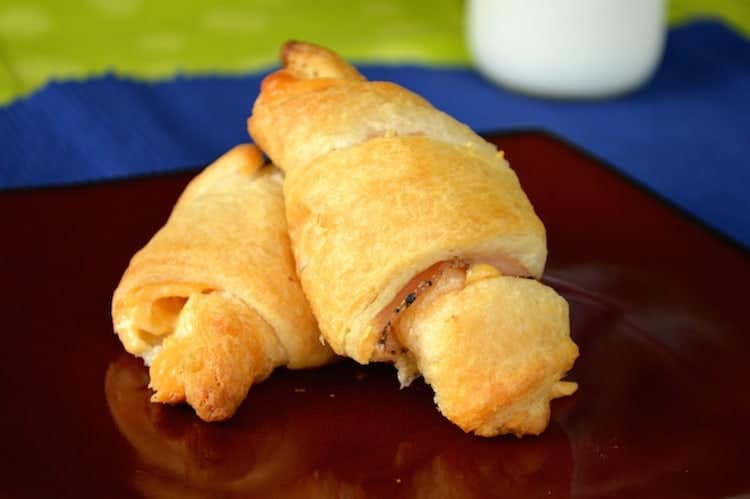 Cheese and Chicken Crescent Rolls