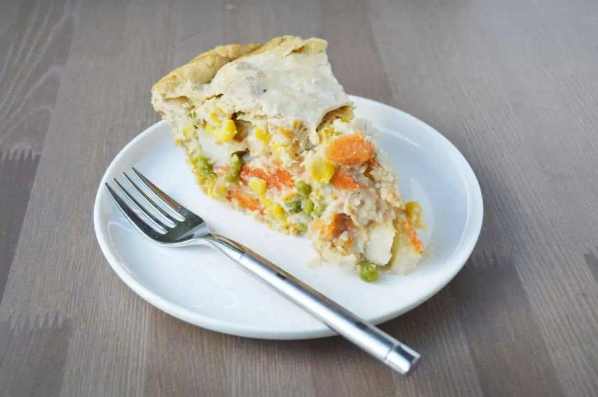 perfectly creamy dairy free chicken pot pie recipe