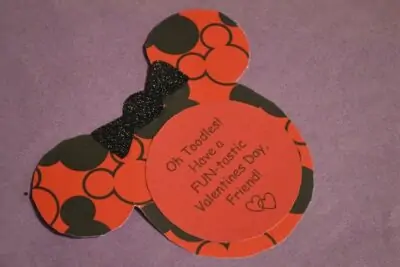 DIY Minnie Mouse Valentines Card 2