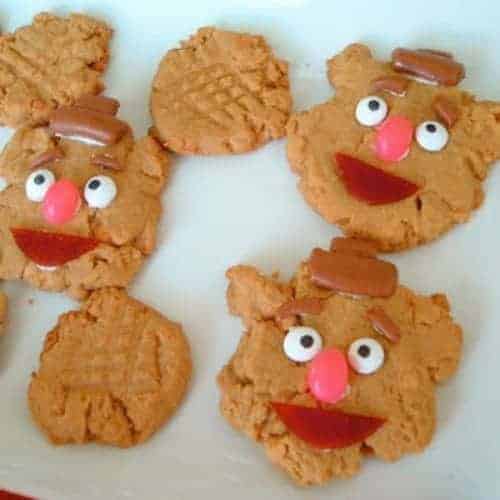 Fozzie Bear Peanut Butter Cookies