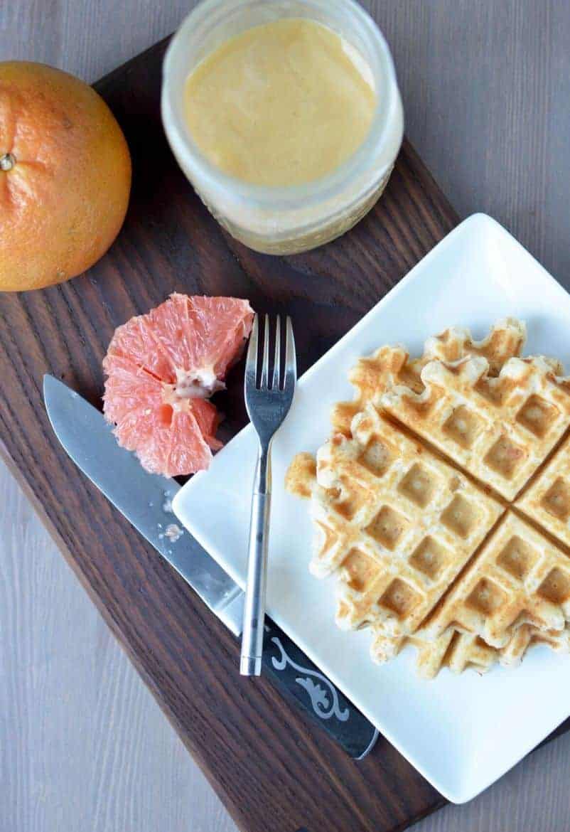 Grapefruit waffles 6