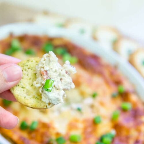 hot cheesy onion dip with bacon recipe