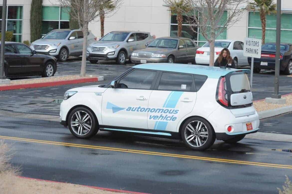 Kia autonomous vehicle