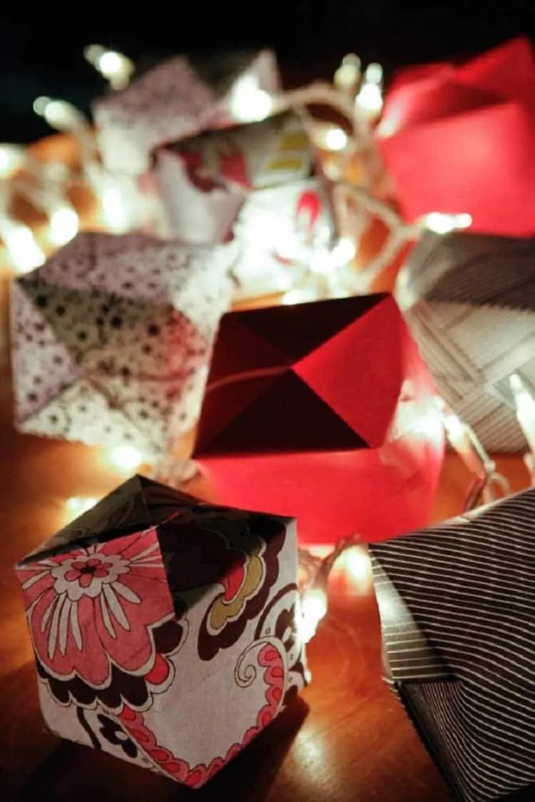 Origami-String-Light-Covers
