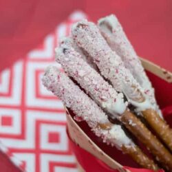 Holiday Recipes: White Chocolate Pretzels and M&Ms Chocolate Espresso Peppermint Bites